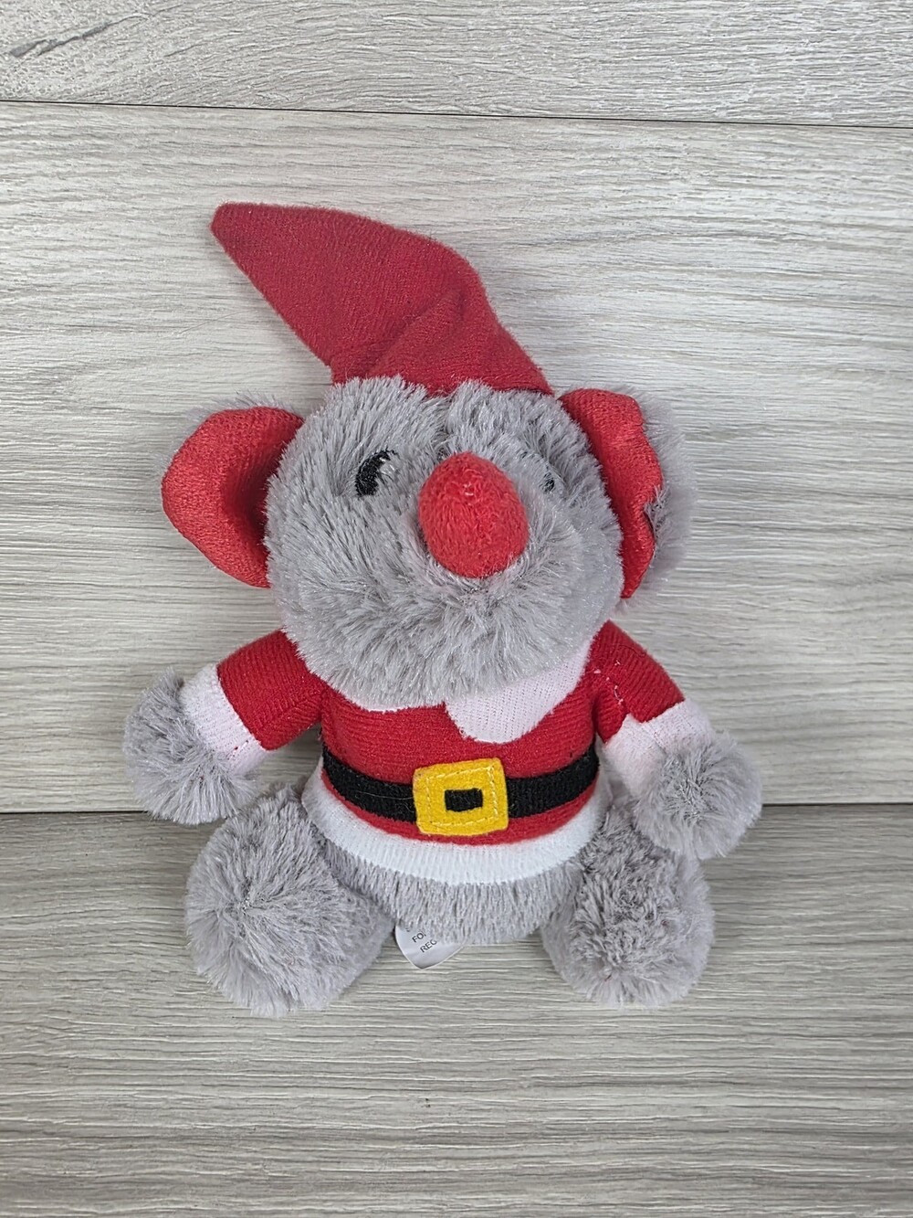 Greenbrier Christmas Mouse Plush in Santa Outfit SU26